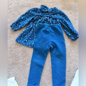 Vintage Gymboree Rainbow Tag Dress and Leggings